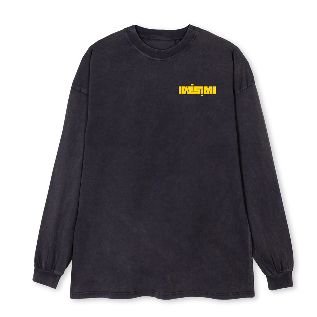 COWBOYTT Vintage Black Oversized LS Tee.