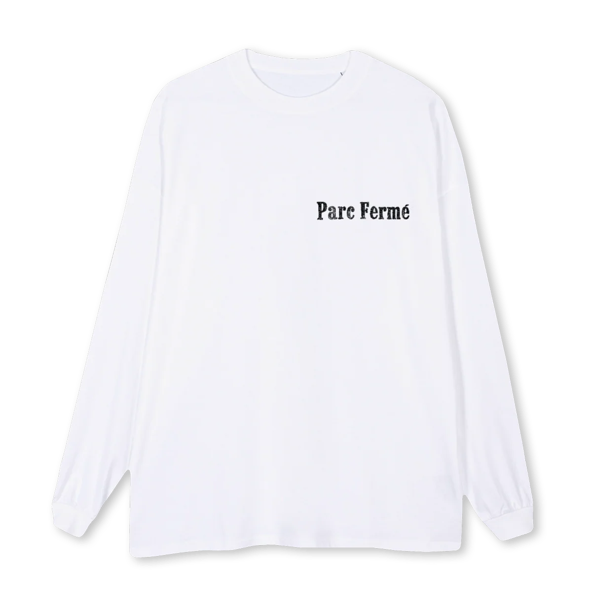 COWBOYXLS White Oversized LS Tee.