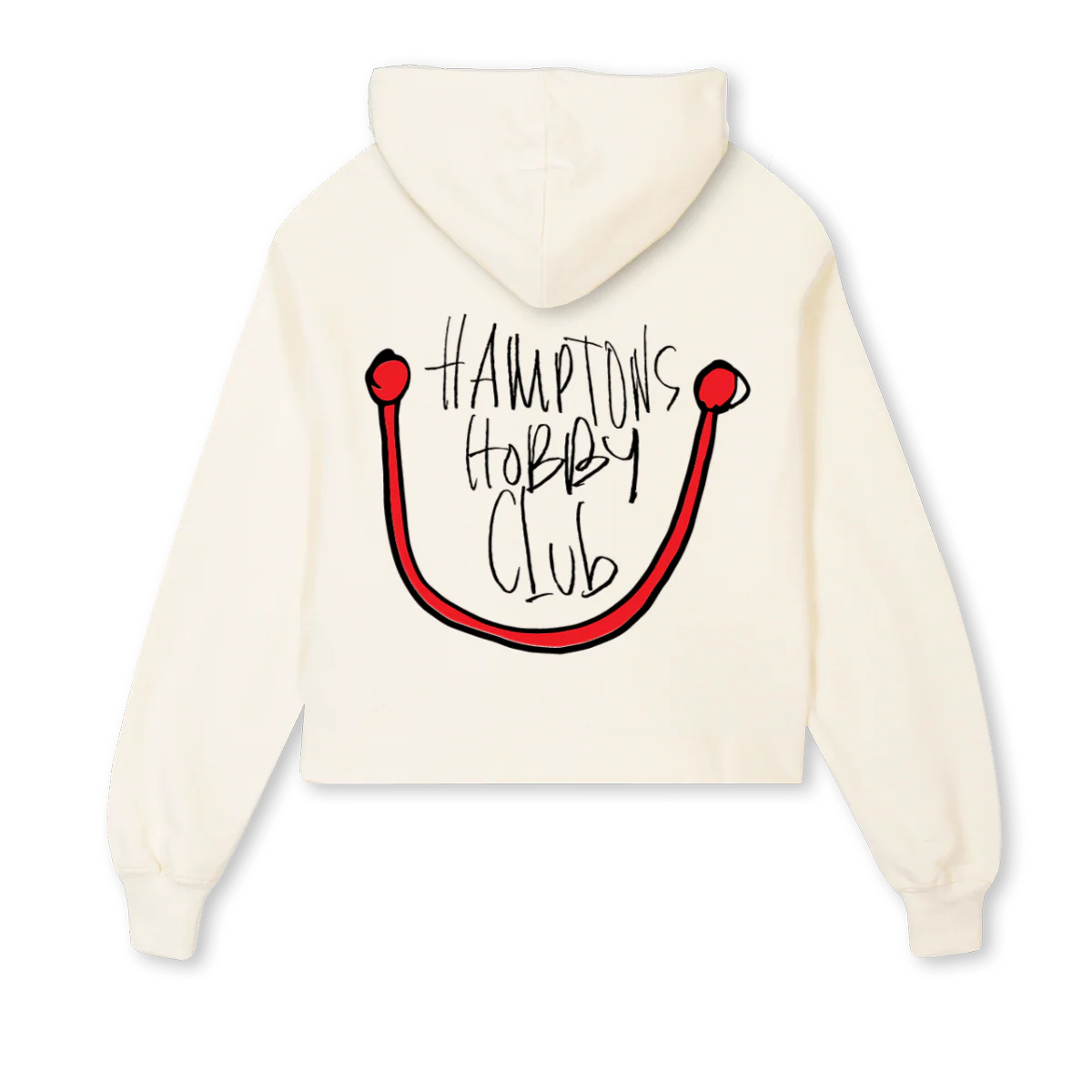 CR Cream Cropped Hoodie. - Image 2