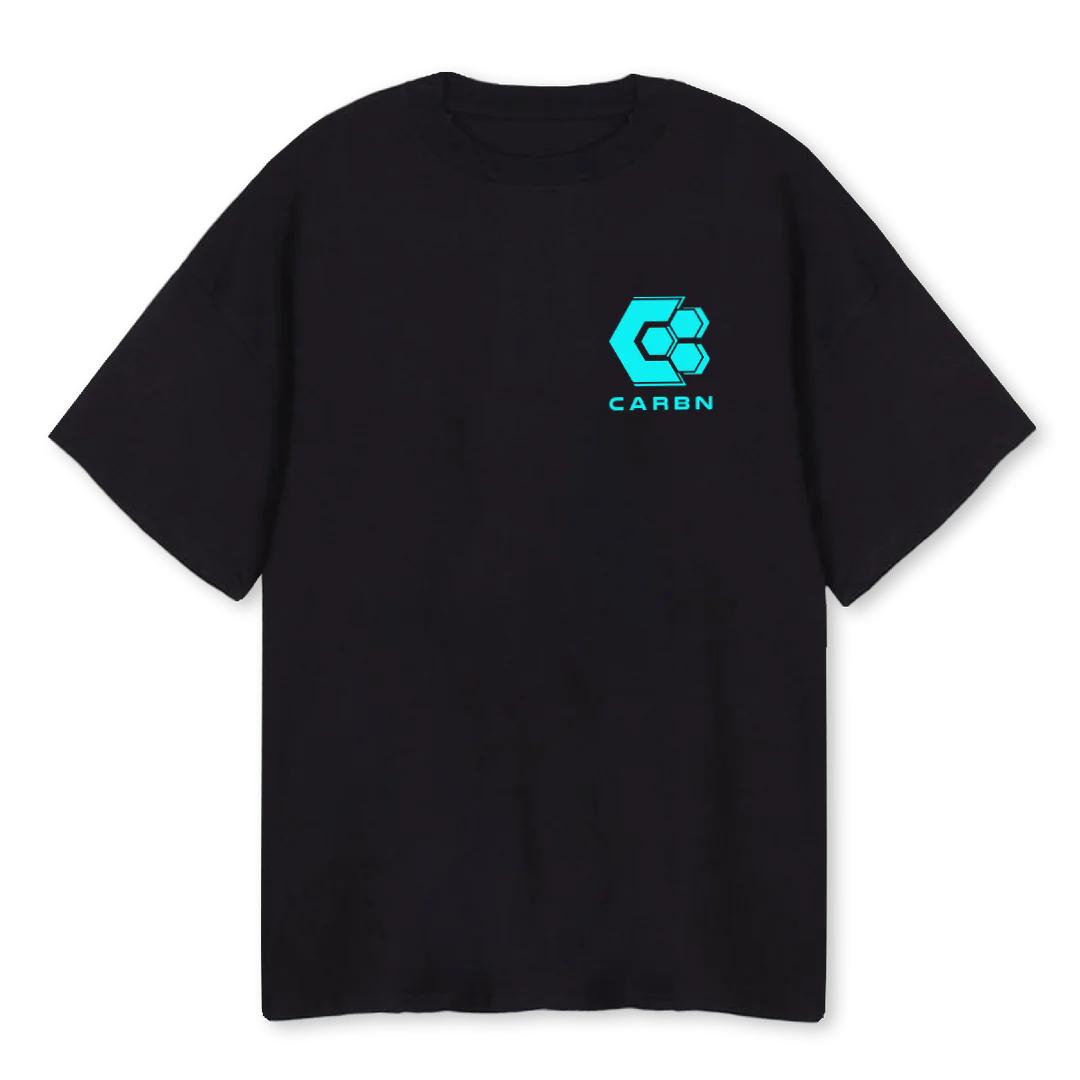 CRBN Black Oversized Tee.