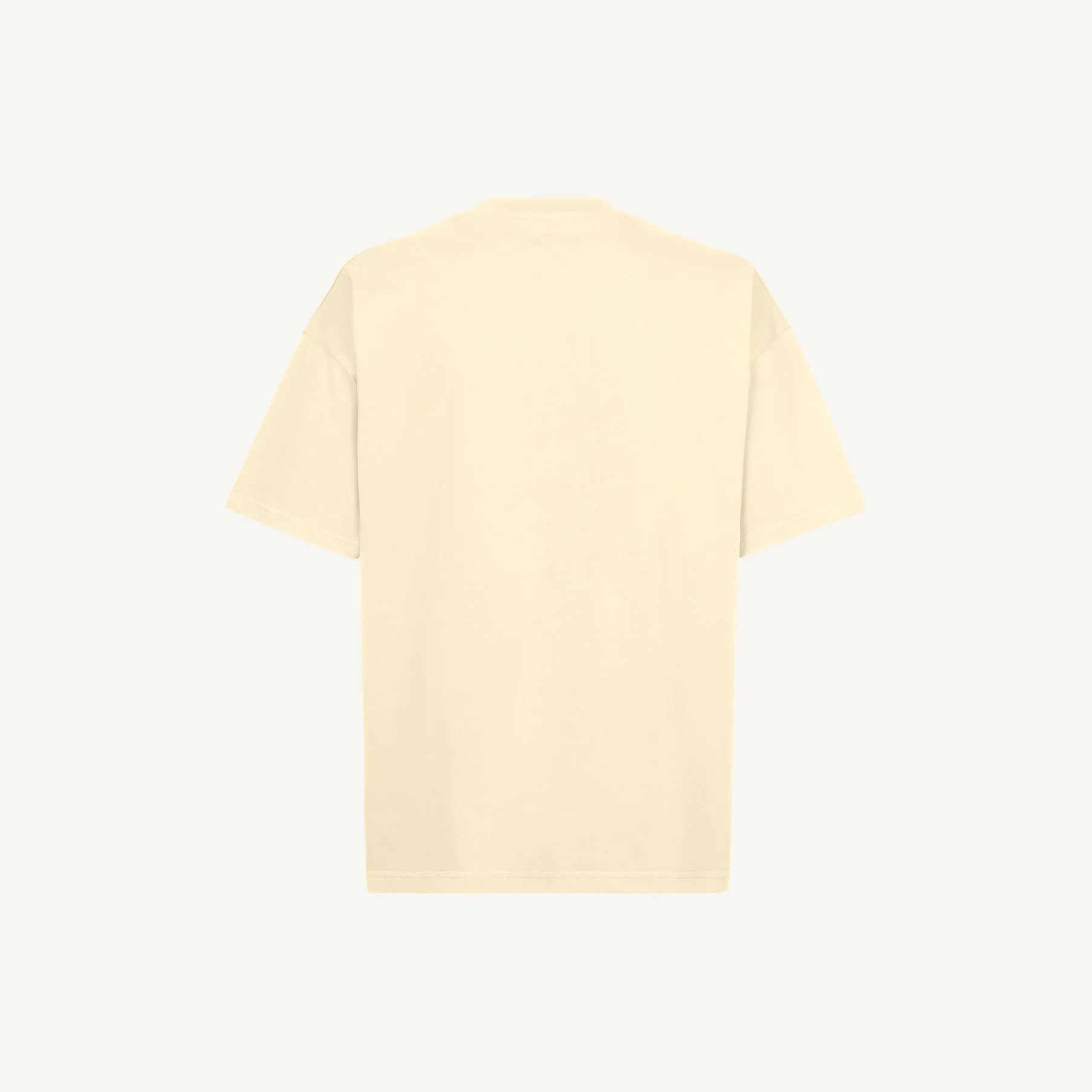 Cream Oversized Tee. - Image 4