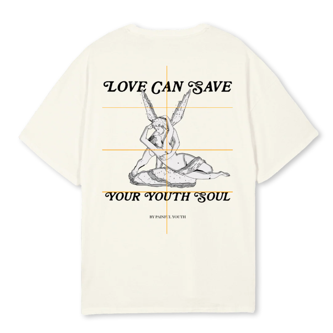 CREAMDESING Cream Oversized Tee. - Image 2