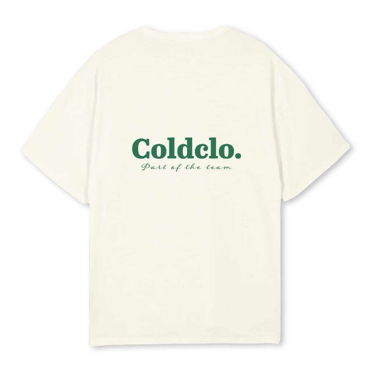 CREAMREAL Cream Oversized Tee. - Image 2