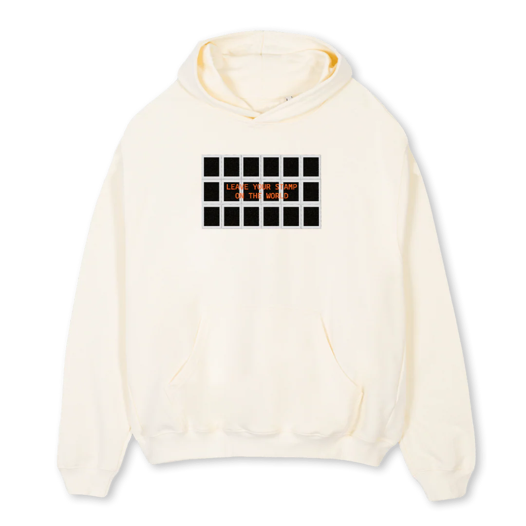 CREAMSWEATSTAMP Cream Oversized Hoodie.