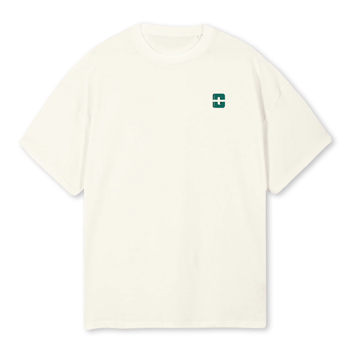 CREAMTEE Cream Oversized Tee.