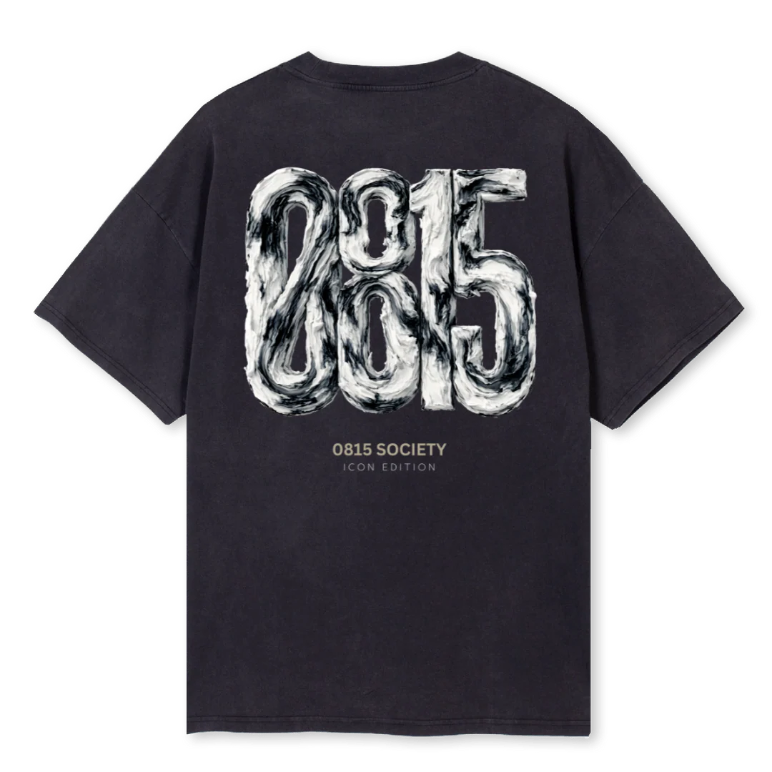 CREAMVINT Vintage Black Oversized Tee. - Image 2