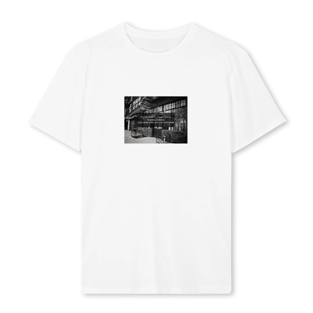 CREATE White Regular Tee.