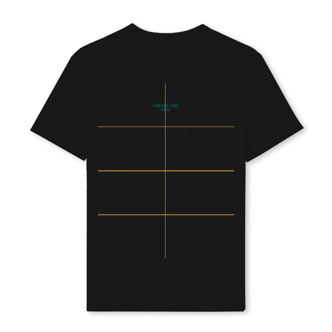 CREATETHENEW Black Regular Tee.