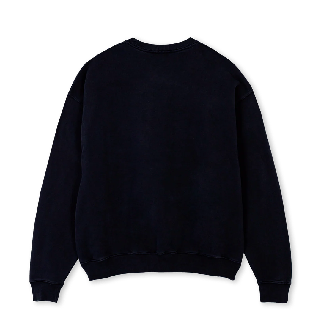 CREATIVE BASTARD Black Oversized Crewneck Sweater. - Image 2