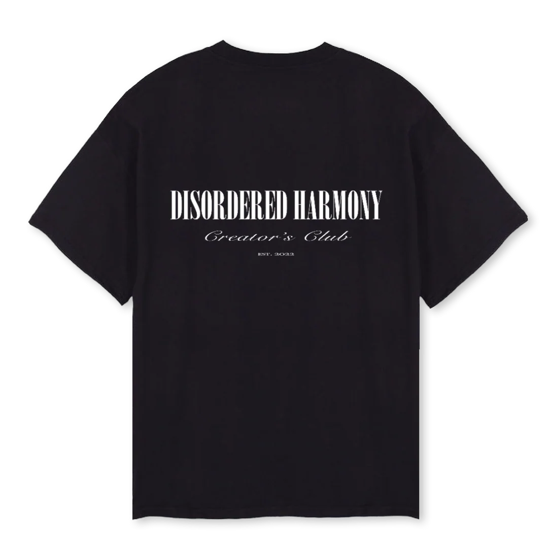 CREATORS CLUB Black Oversized Tee.