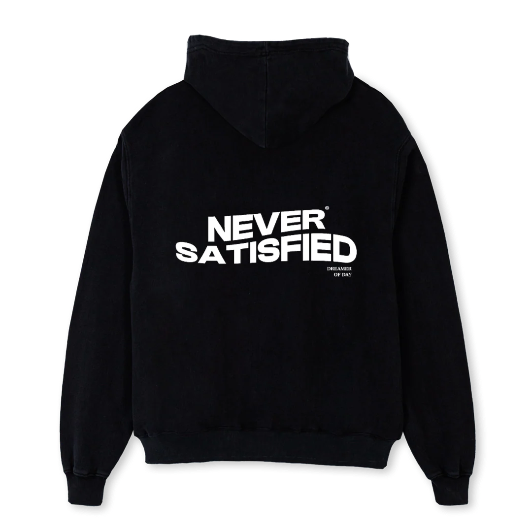 CREME Black Oversized Hoodie. - Image 2