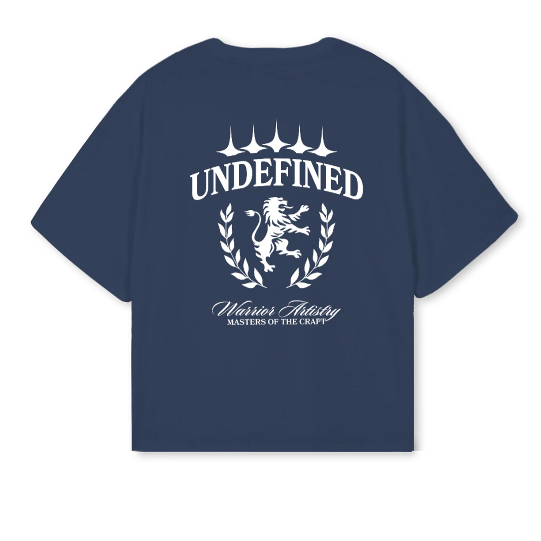 CRESTUND Navy Blue Oversized Boxy Tee. - Image 2