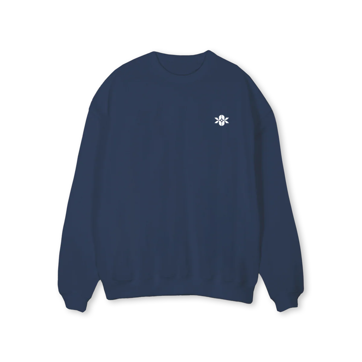 CREWBIRDP KHLK Navy Blue Regular Crewneck Sweater.