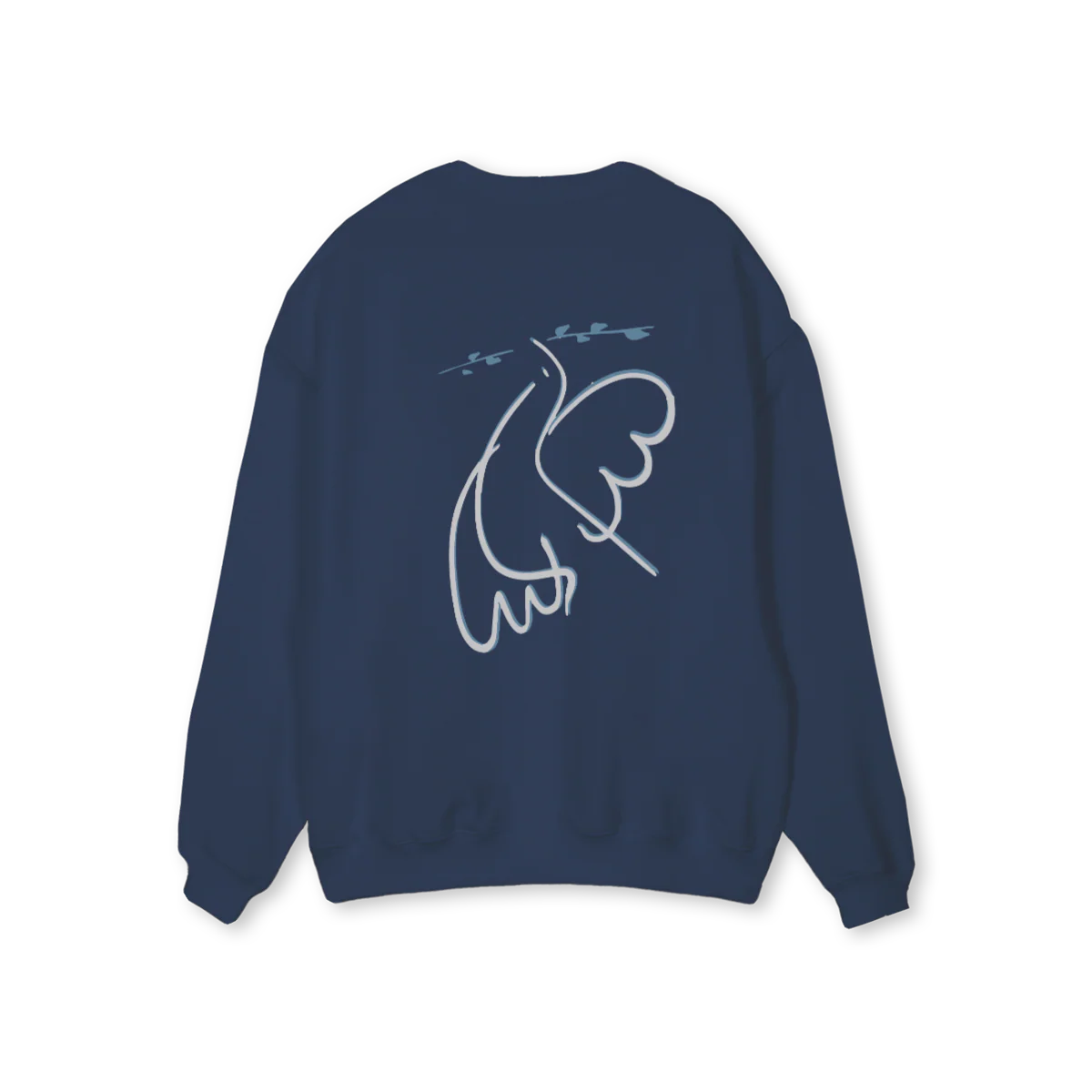 CREWBIRDP KHLK Navy Blue Regular Crewneck Sweater. - Image 2