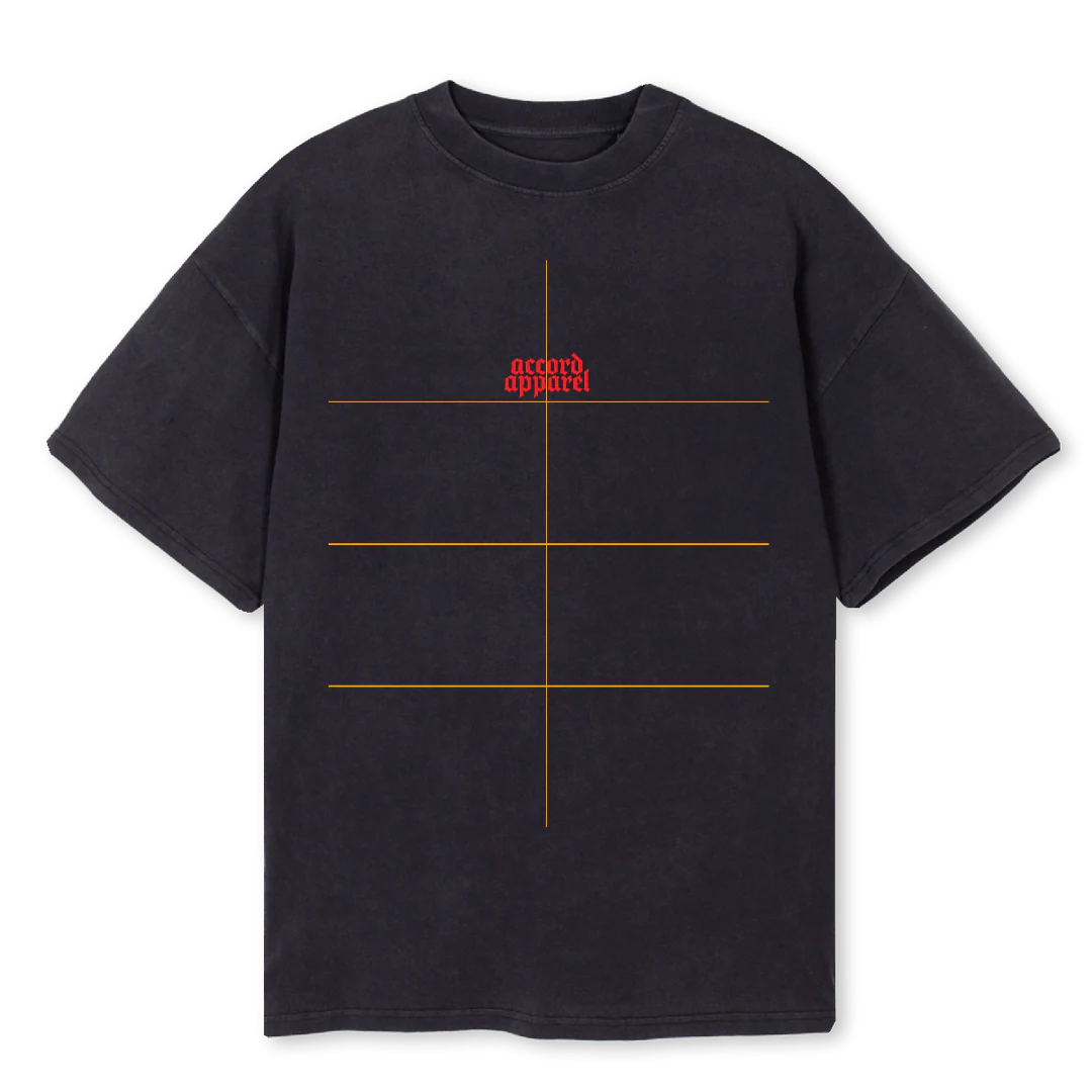 CRIMSONSHADOWTEE Vintage Black Oversized Tee.