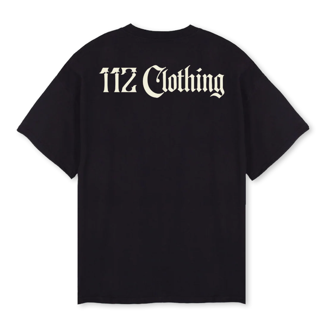 CROWT Black Oversized Tee. - Image 2