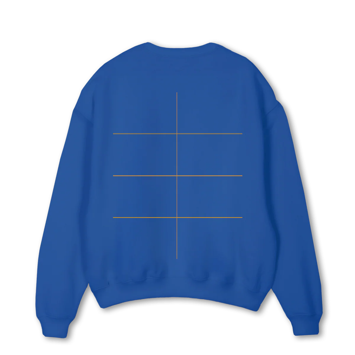 CRUELTY Cobalt Blue Oversized Crewneck Sweater. - Image 2