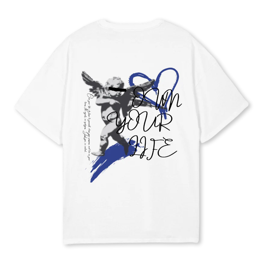 CRWW White Oversized Tee. - Image 2