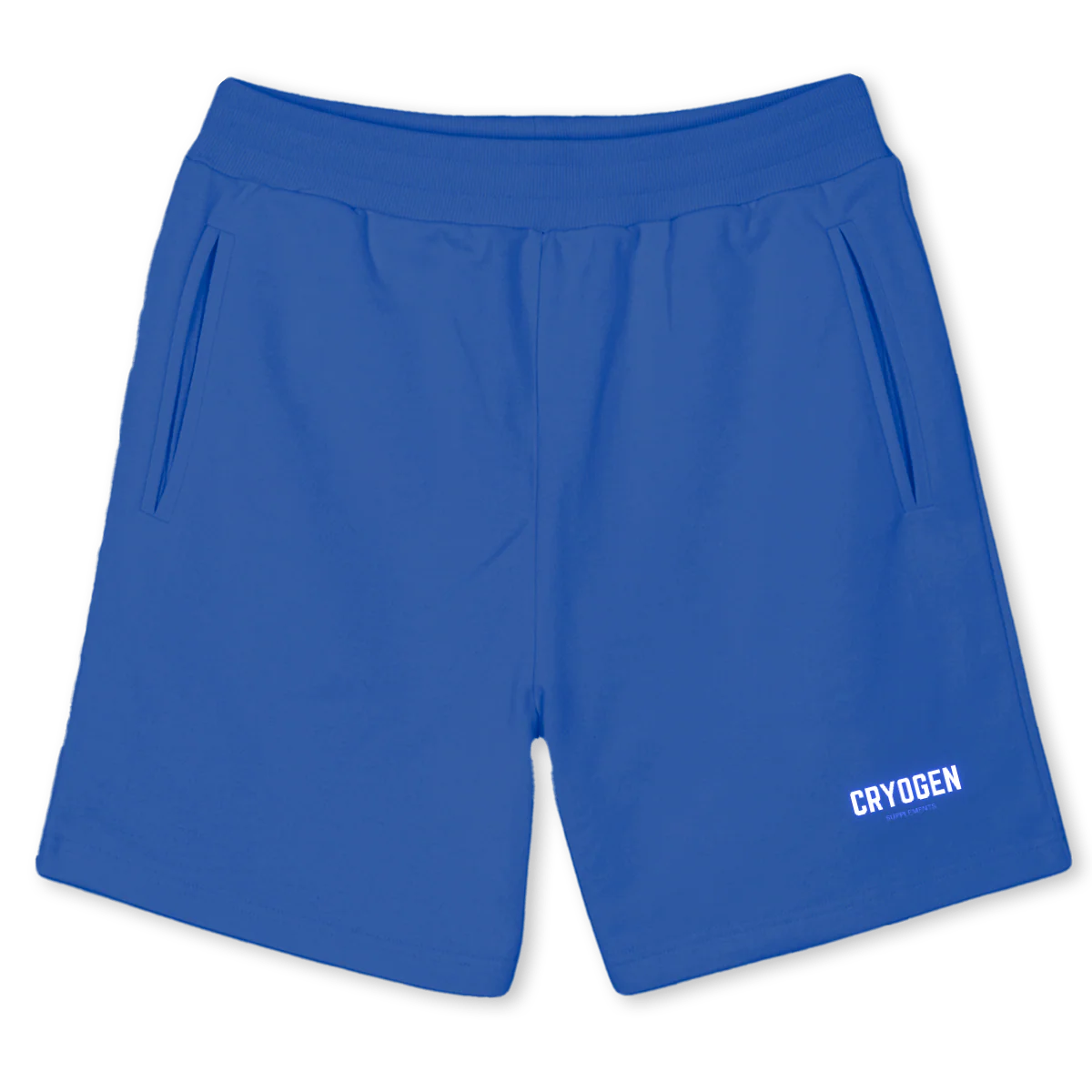 CRYOGENSHORTS Cobalt Blue Sweatshorts.