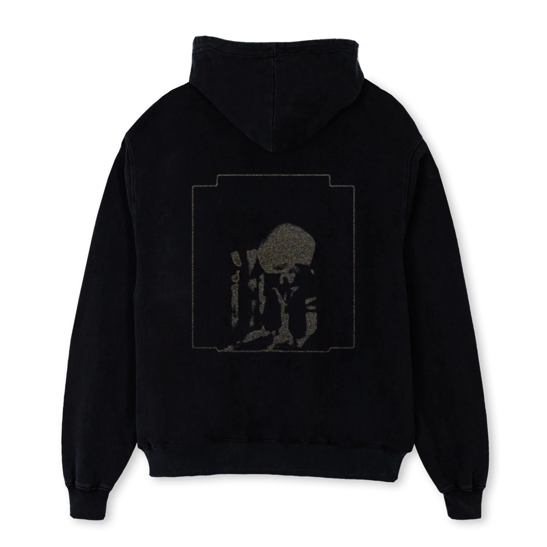 CRYSTALBACK Black Oversized Hoodie. - Image 2