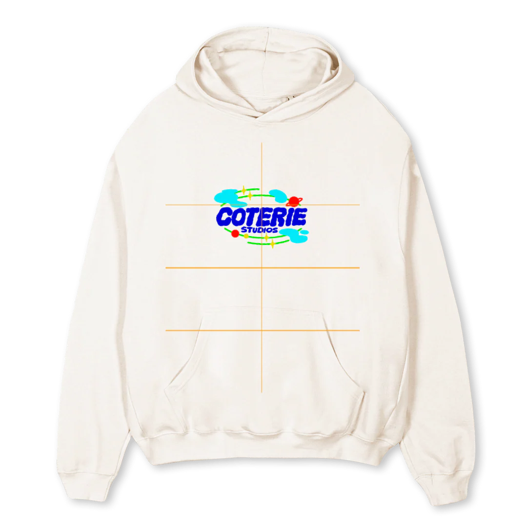 CSWE Vintage White Oversized Hoodie.
