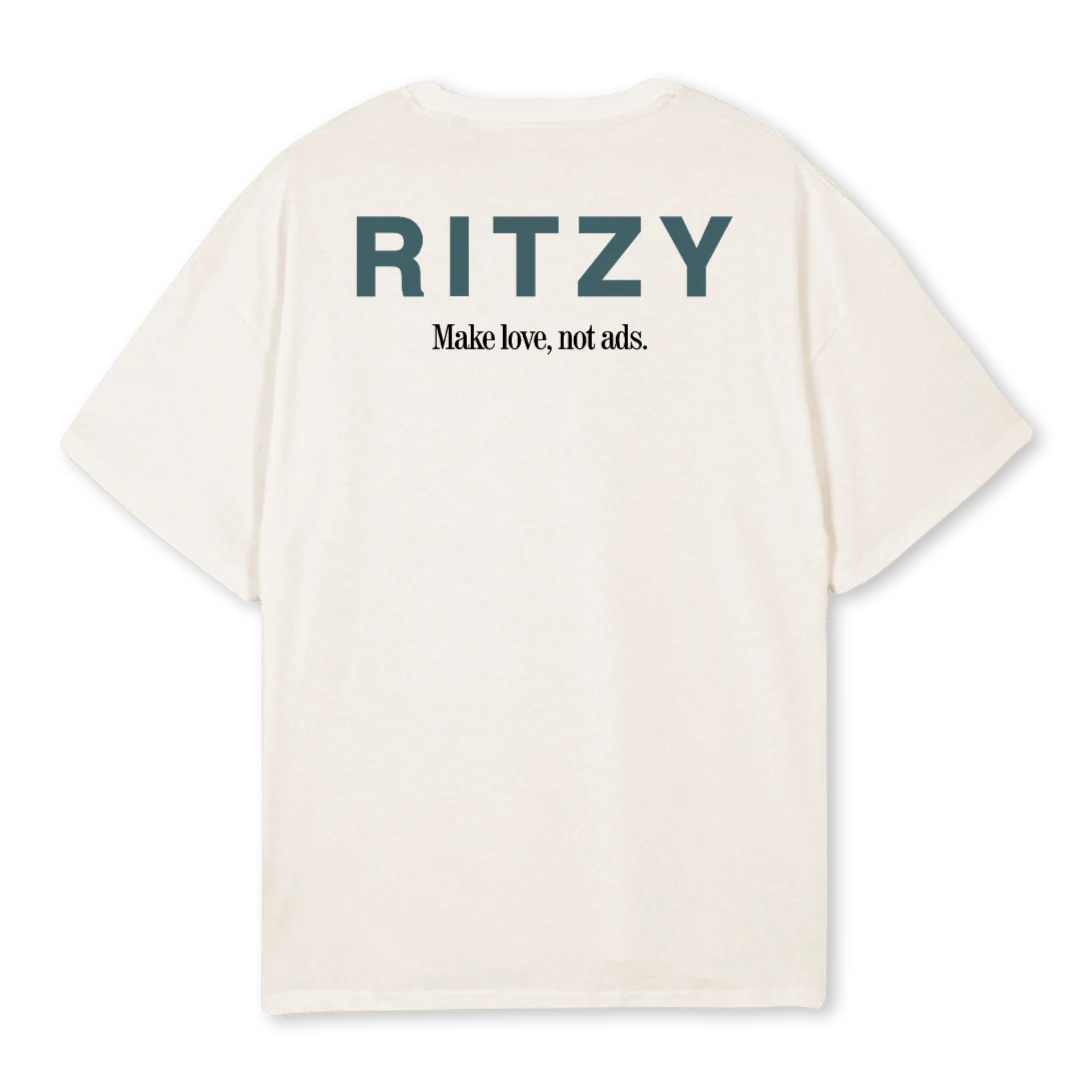CTEE Vintage White Oversized Tee. - Image 2