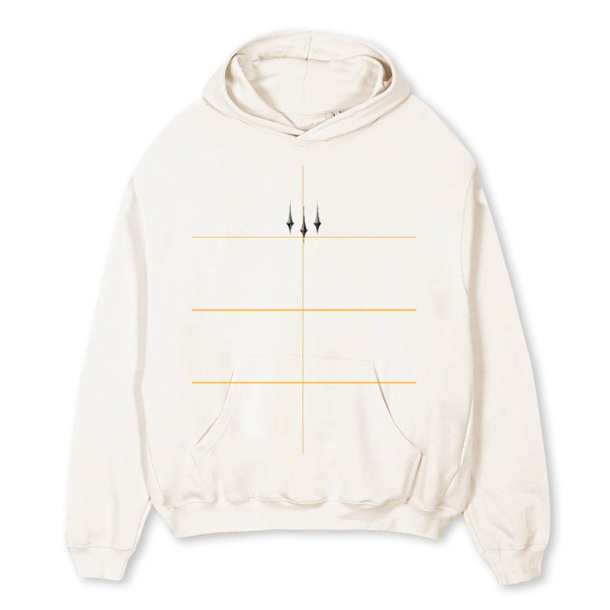 CUBE Vintage White Oversized Hoodie.