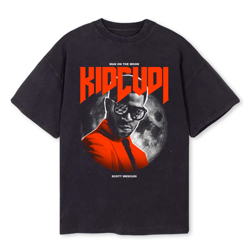 CUDI Vintage Black Oversized Tee.