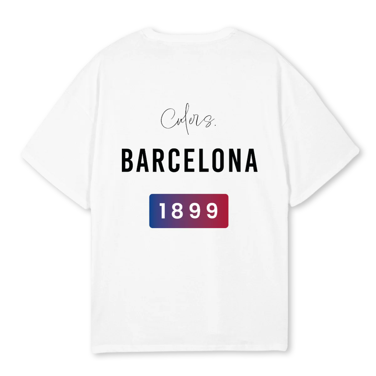 CULERSTHREE White Oversized Tee. - Image 2