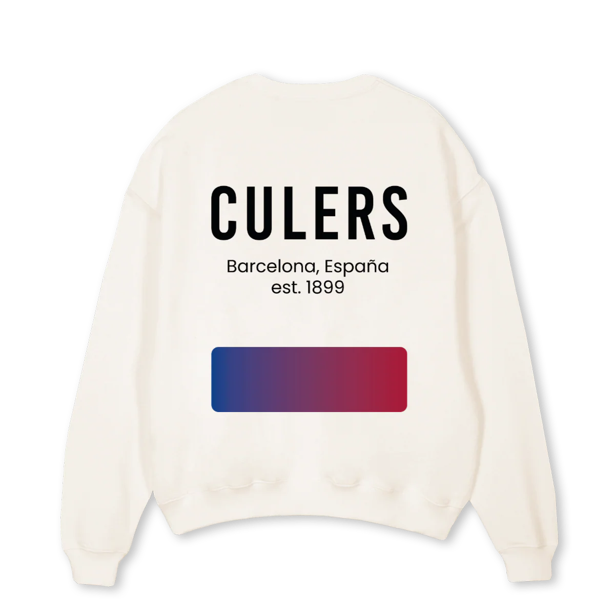 CULERSTWOSWEATER Vintage White Oversized Crewneck Sweater. - Image 2