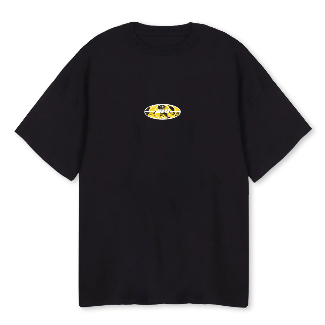 CULTURBLACK Black Oversized Tee.