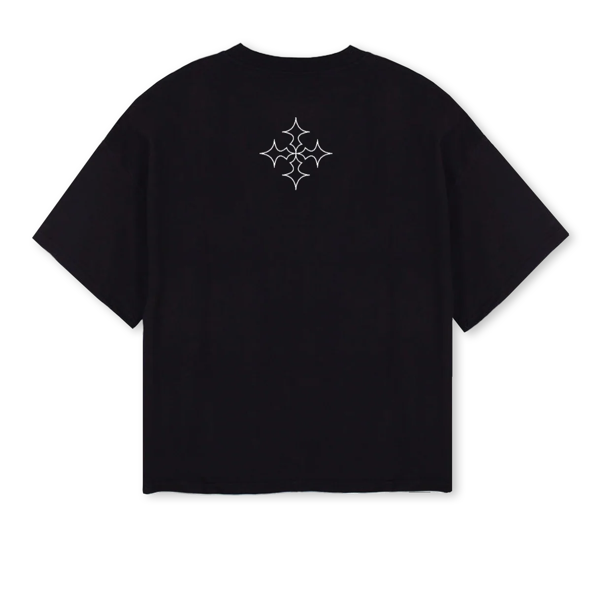 CULTUREACADEMY Black Oversized Boxy Tee. - Image 2