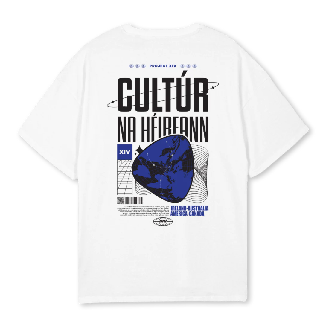 CULTURWHITE White Oversized Tee. - Image 2