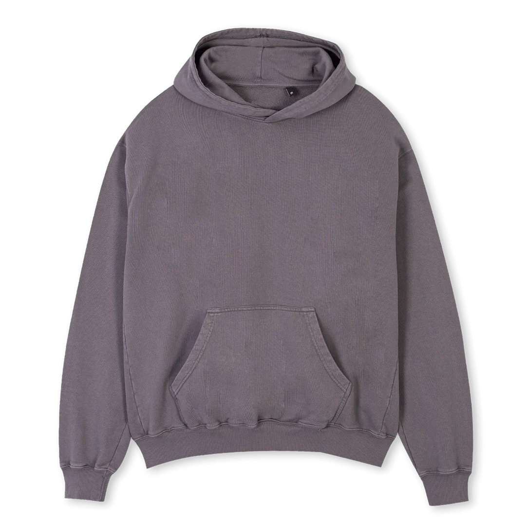 CULTVRE GREY Pigment Grey Oversized Hoodie. - Image 2
