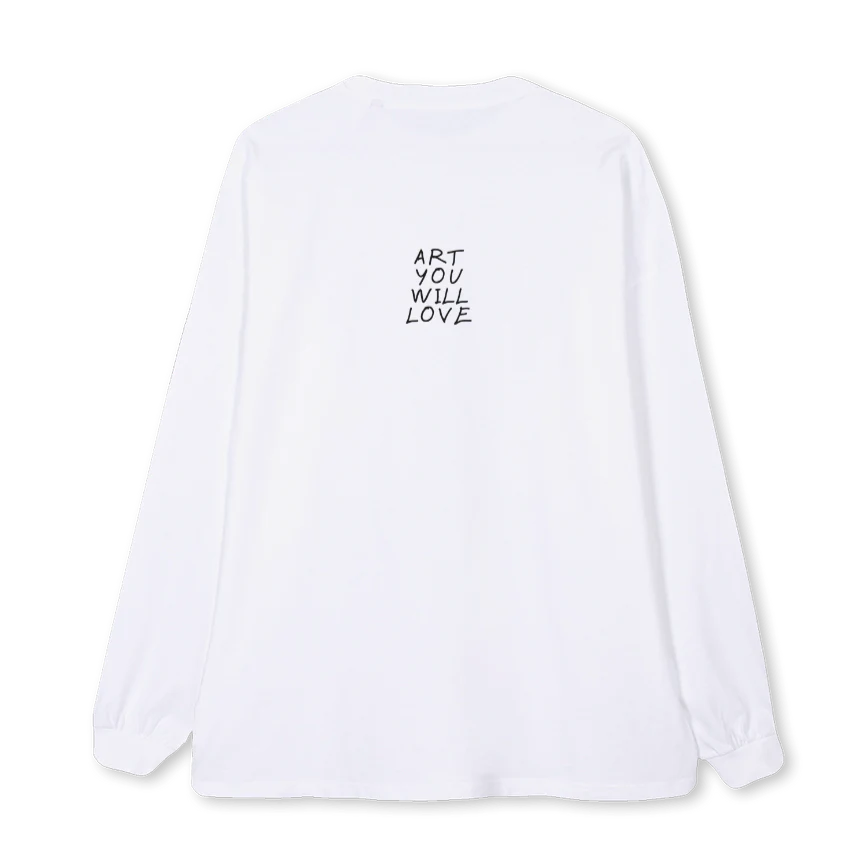 CULTVRE LORIS ATELIÉ White Oversized LS Tee. - Image 2