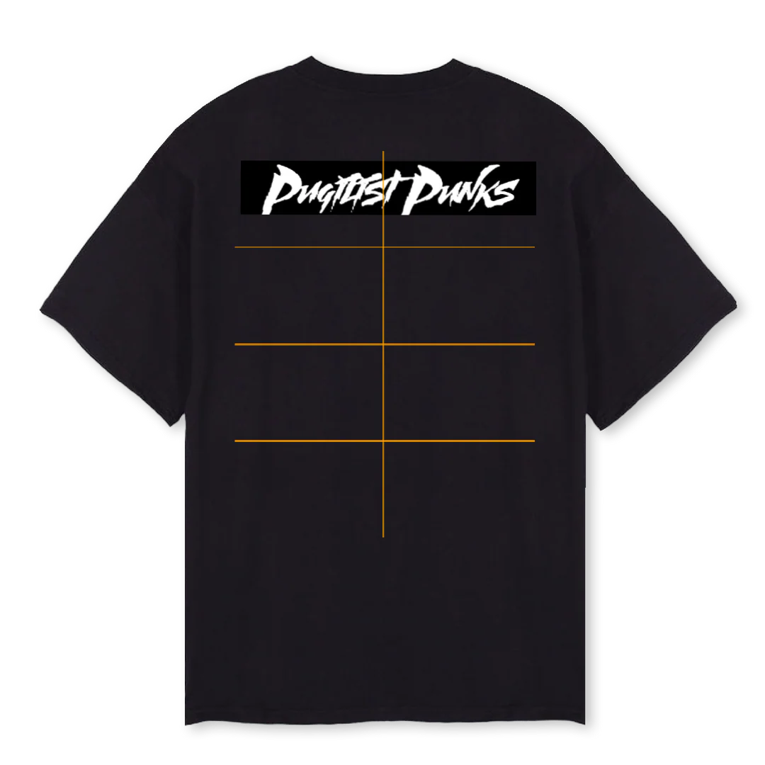 CUPID Black Oversized Tee. - Image 2
