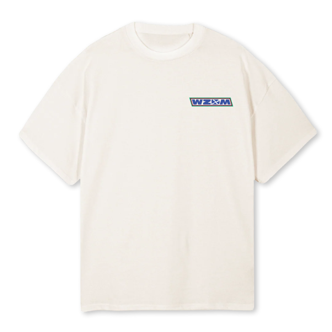 CURIOUSEYE Vintage White Oversized Tee.