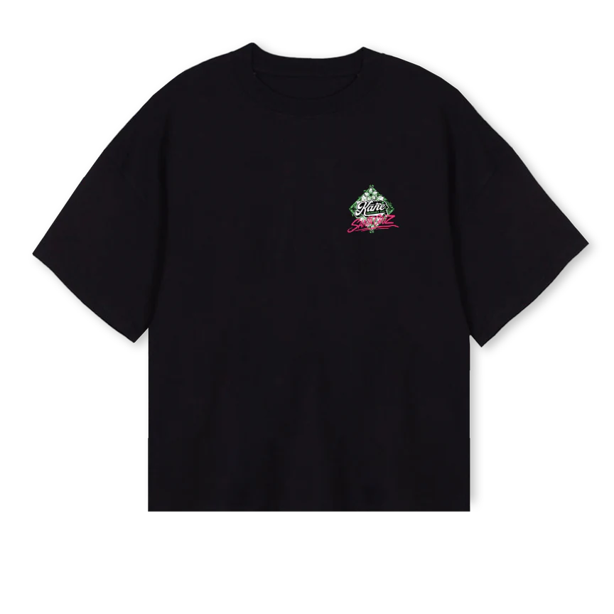 DTSC_B Black Oversized Boxy Tee