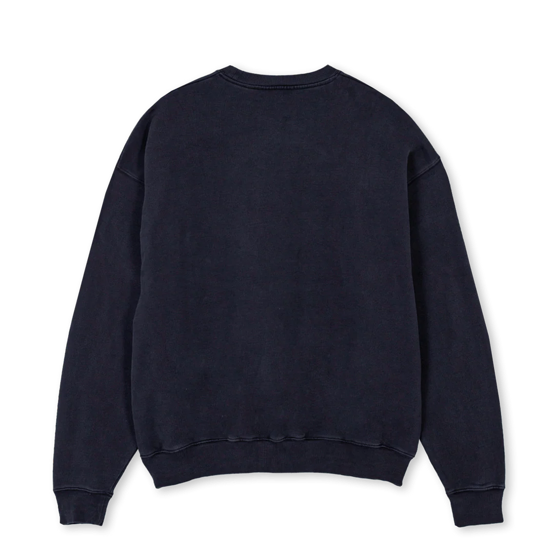 CURVELOGO Vintage Black Oversized Crewneck Sweater. - Image 2