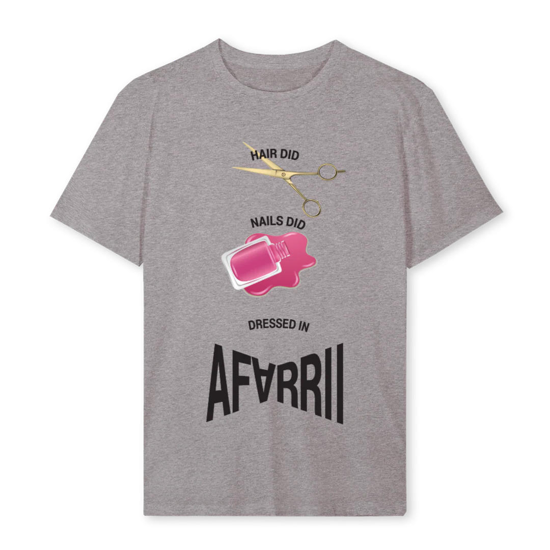 CUT CLO  Grey Marl Regular Tee.