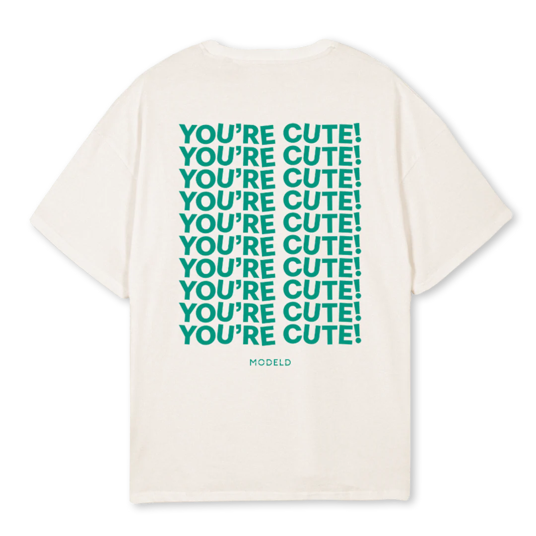 CUTEWHITETEE Vintage White Oversized Tee. - Image 2