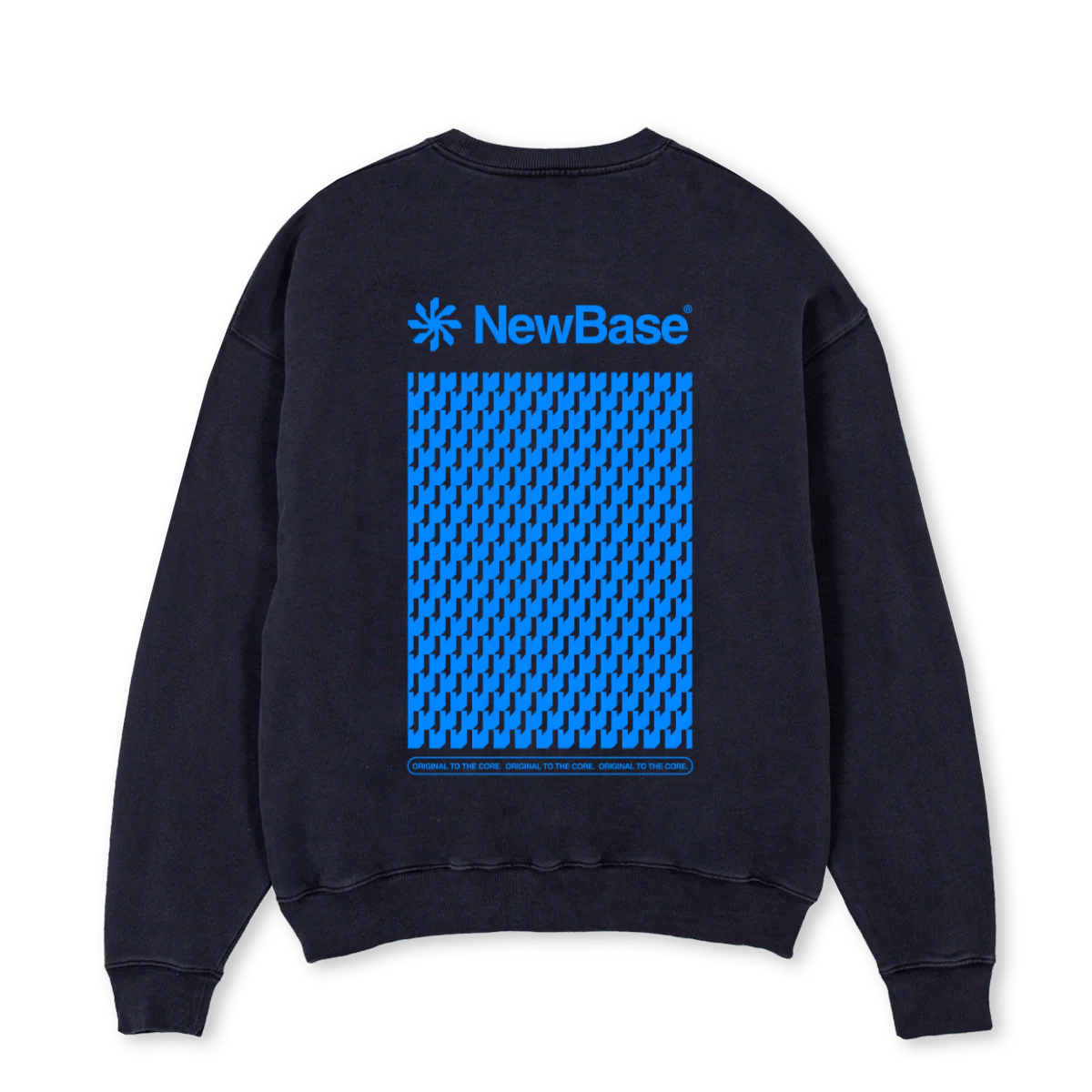 CYAN Vintage Black Oversized Crewneck Sweater. - Image 2