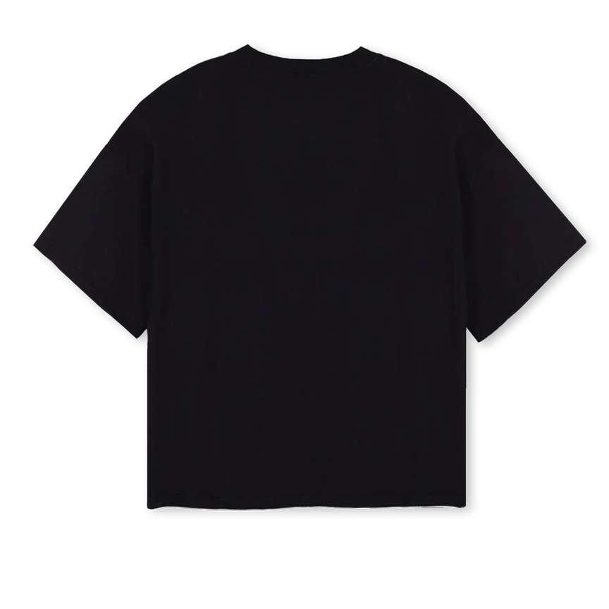 DAGA Black Oversized Boxy Tee. - Image 2