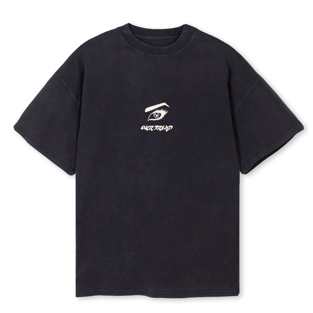 DAKAR Vintage Black Oversized Tee.