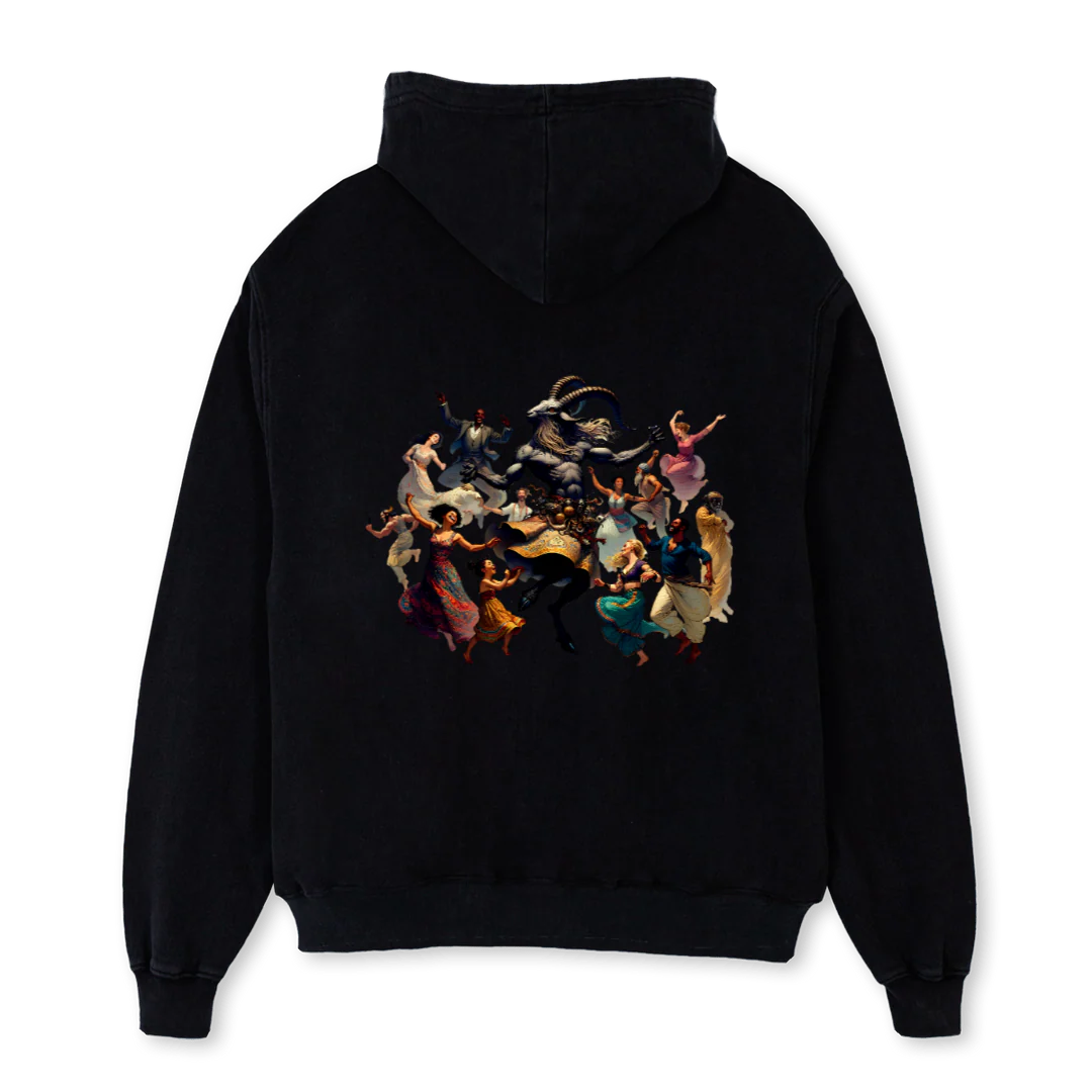 DANCE Black Oversized Hoodie. - Image 2