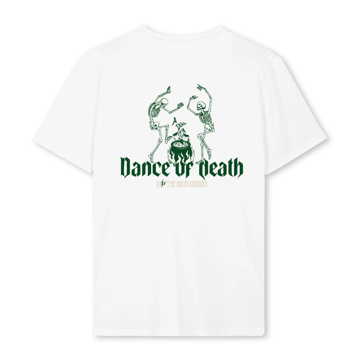 DANCE OF DEATH White Regular Tee. - Image 2