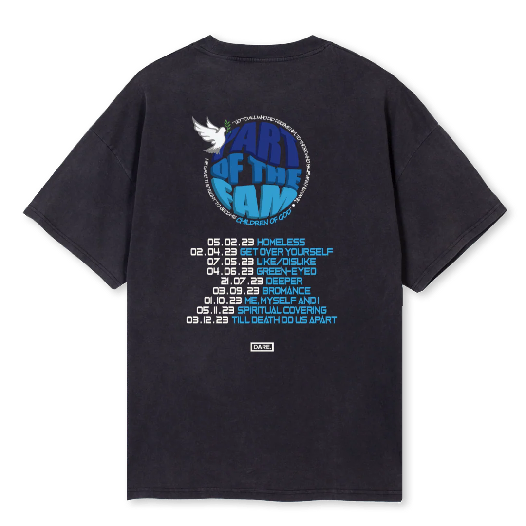 DANI DESIGN Vintage Black Oversized Tee. - Image 2