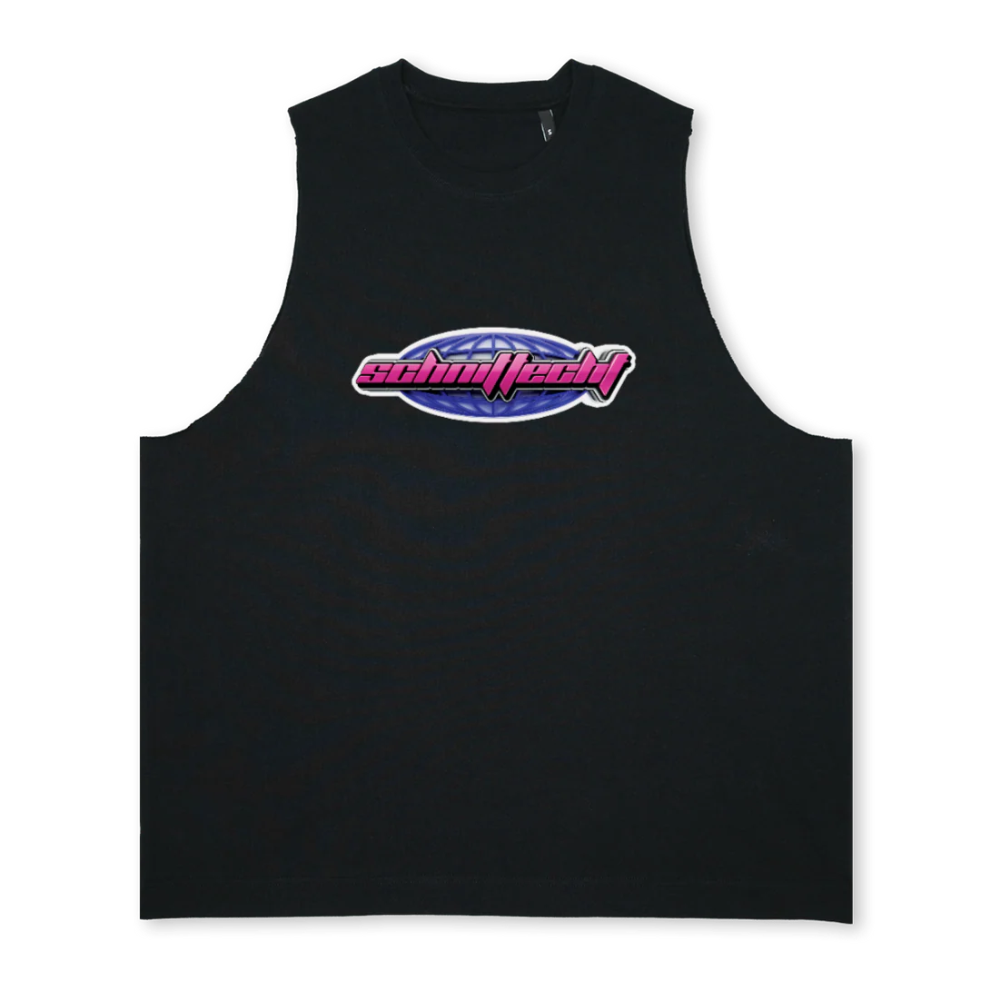 DANIELL Deep Black Oversized Vest.