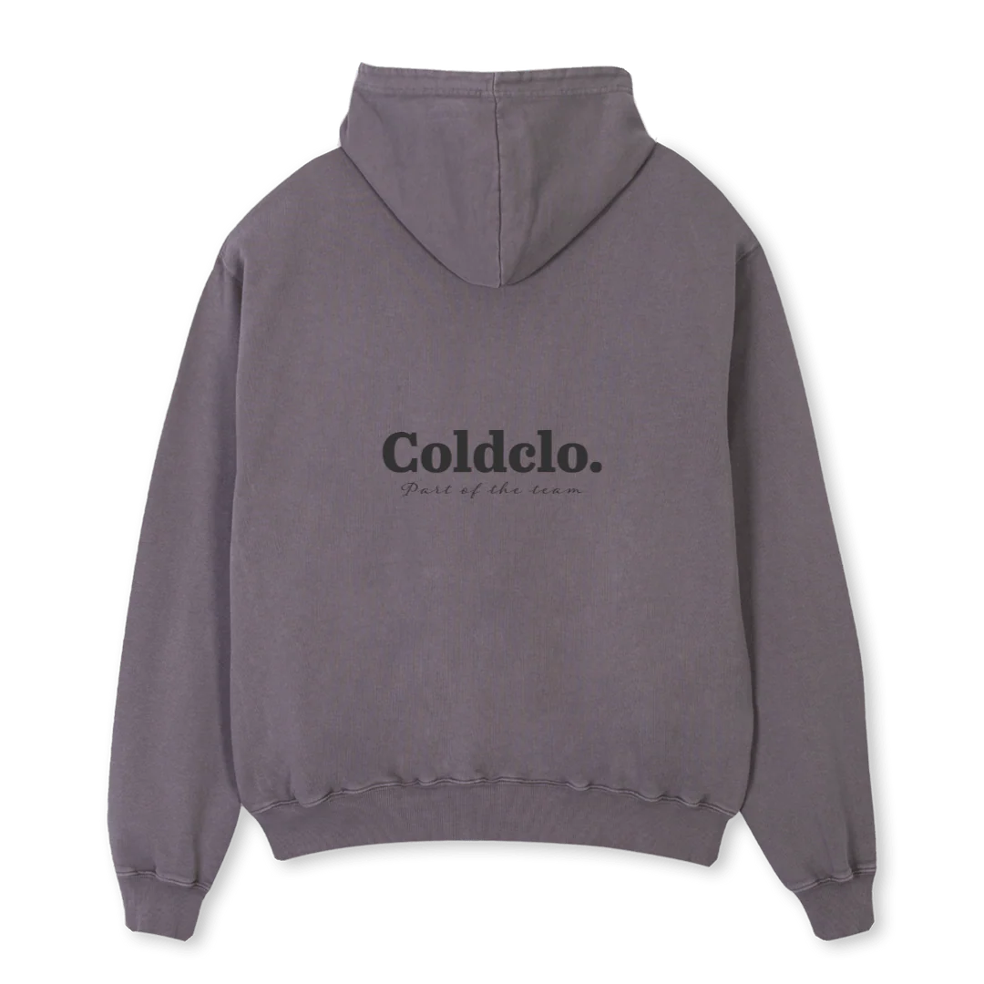 DARK Pigment Grey Oversized Hoodie. - Image 2