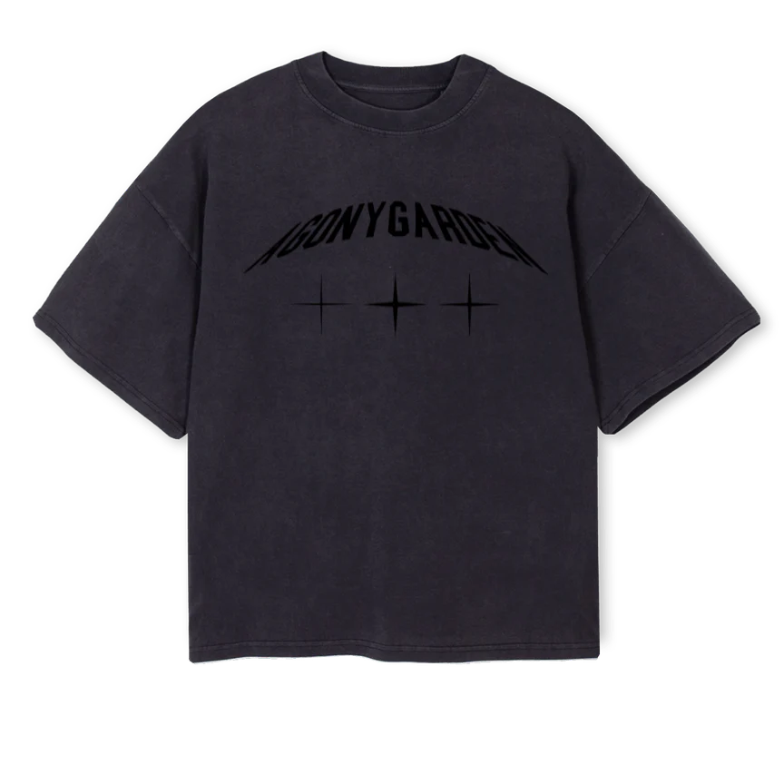 DARKSTAR Vintage Black Oversized Boxy Tee.